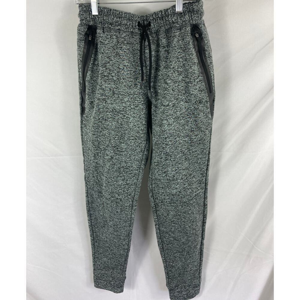 Leg3nd Marled Grey Black Sweatpants Size Small